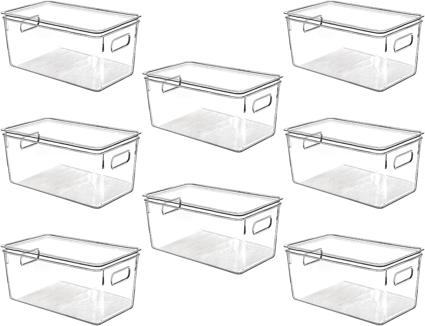 Detalle de CONTROL KITCHEN Clear Plastic Storage Bins with Lids