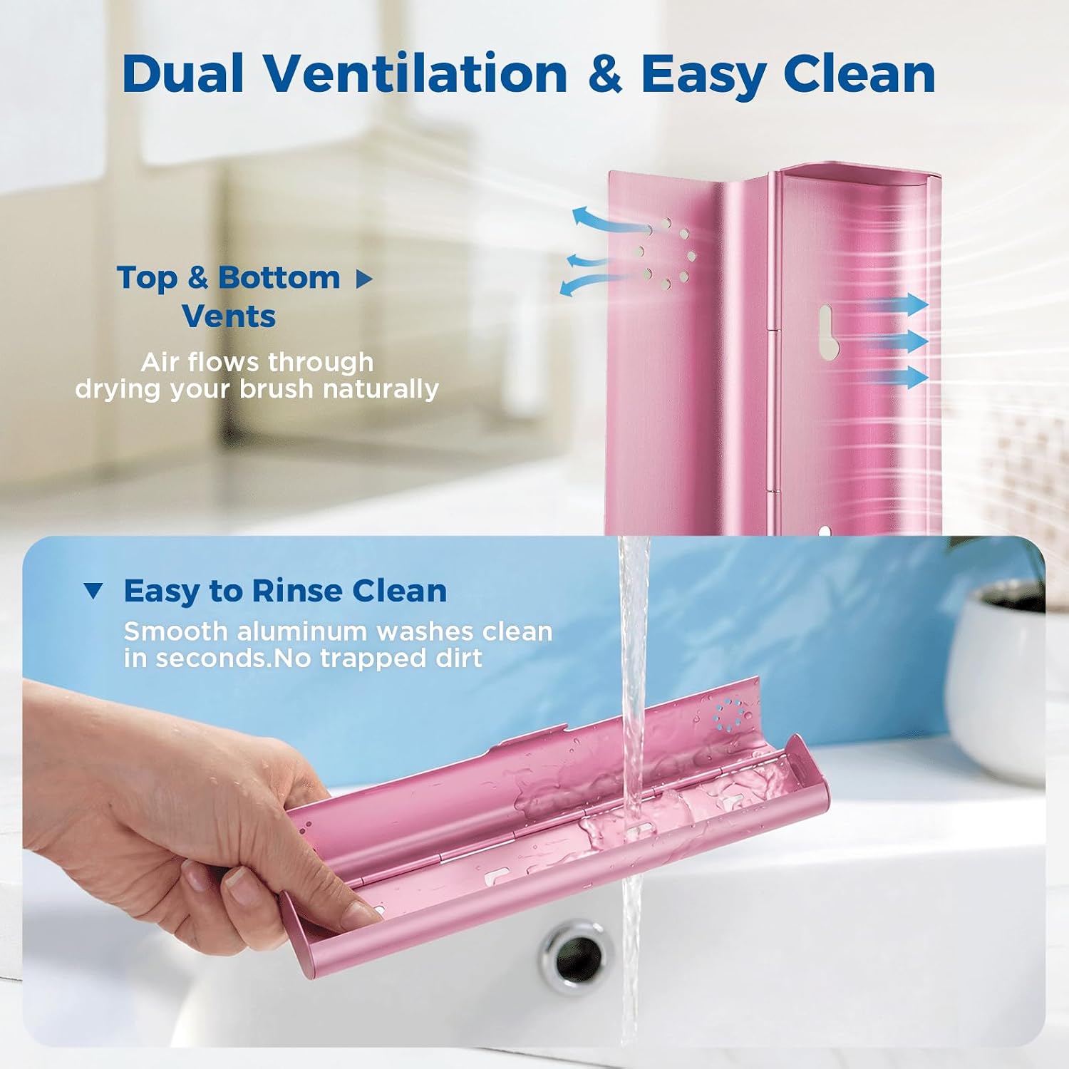 Detalle 2 de Joycation Aluminum Toothbrush Travel Case