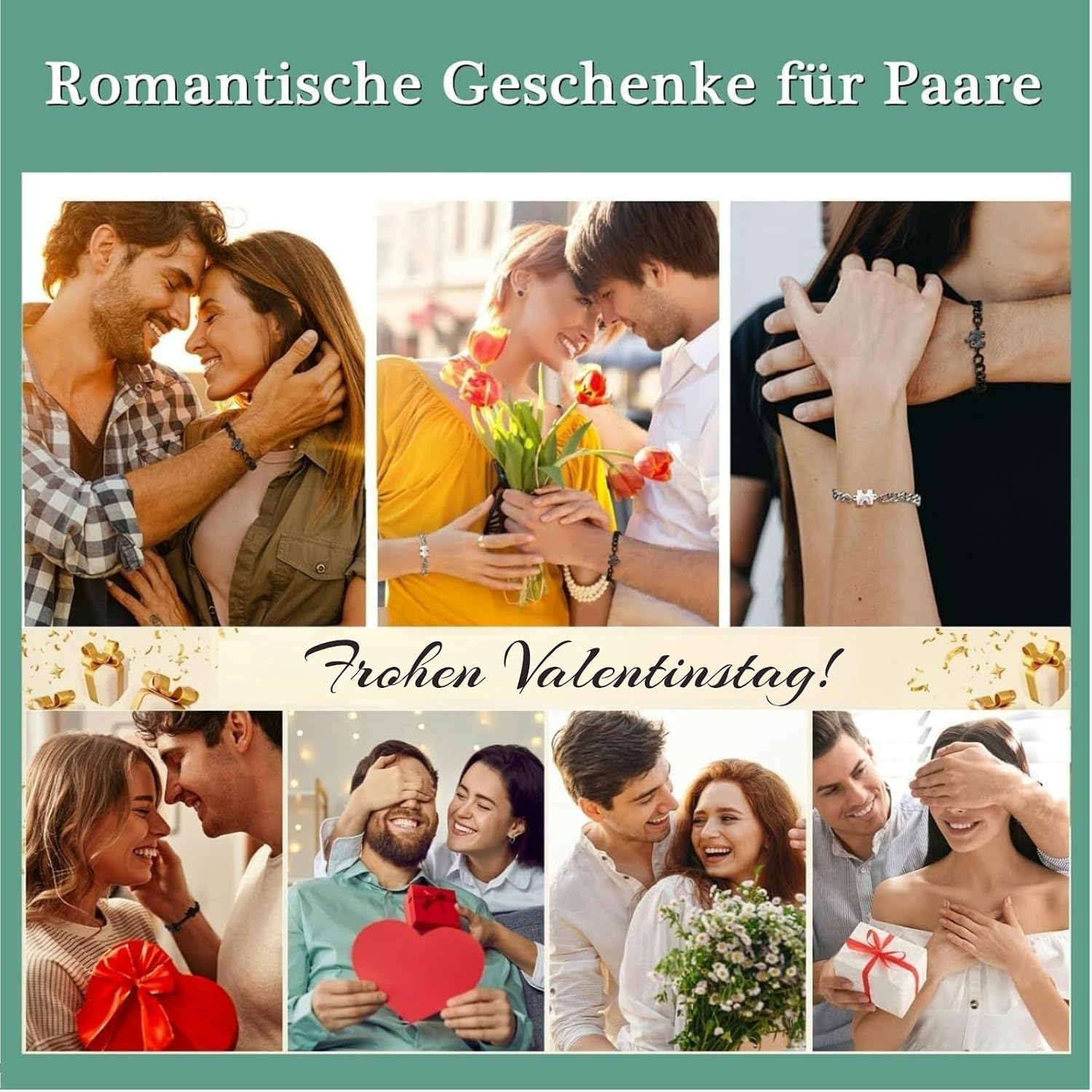 Detalle 2 de Gkmamrg Partnerarmbänder verstellbar 16/19 cm ❤