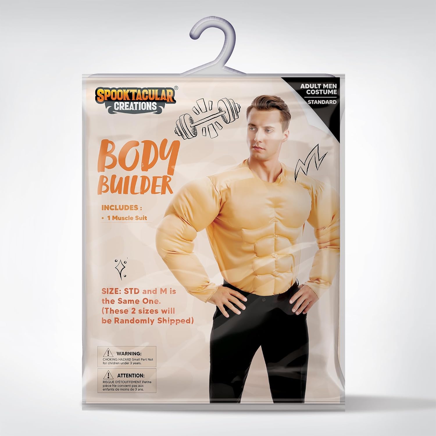 Thumbnail 6 de Spooktacular Creations Muscle Costume, Polyester