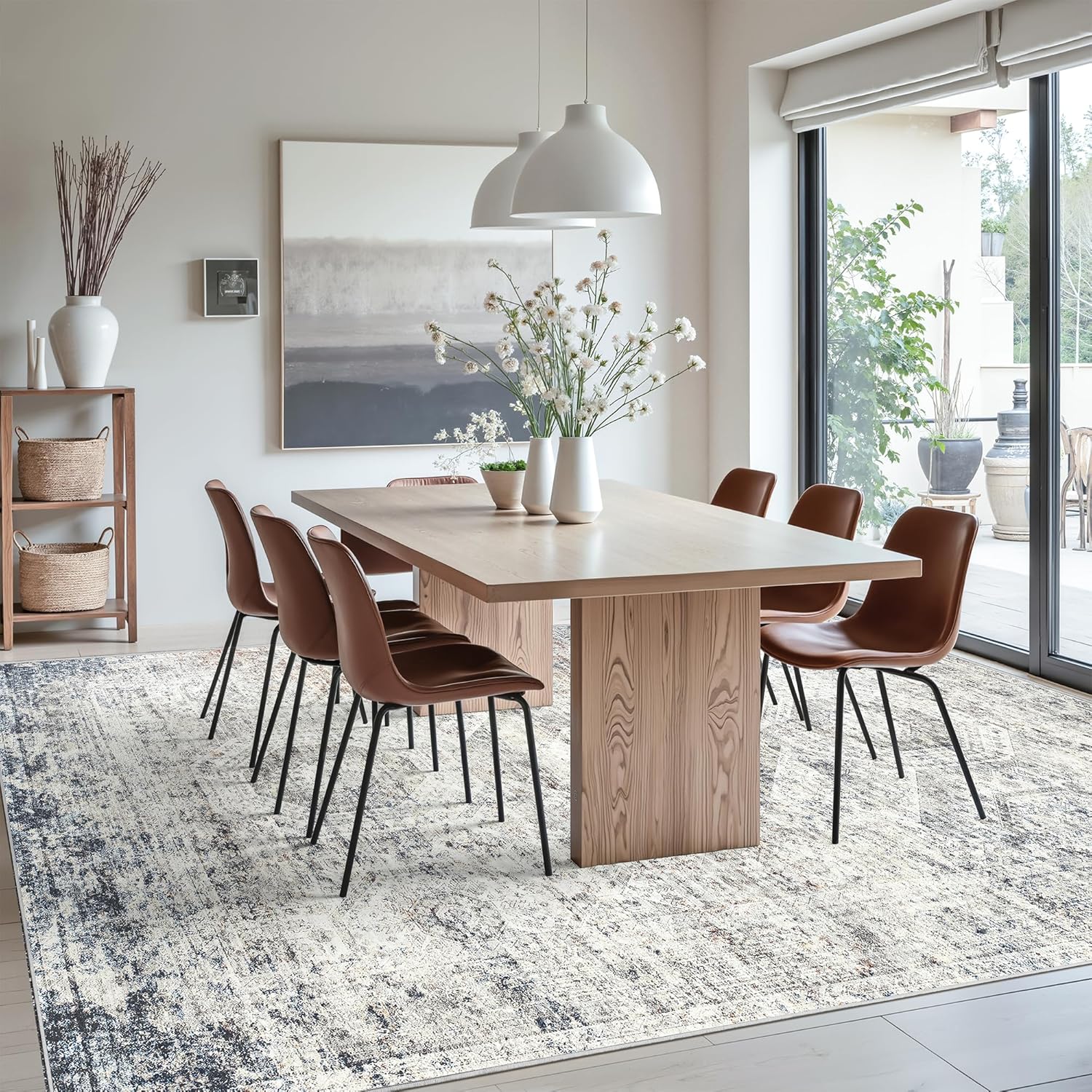 Thumbnail 2 de Soalmost 8x10 washable area rug, non-slip