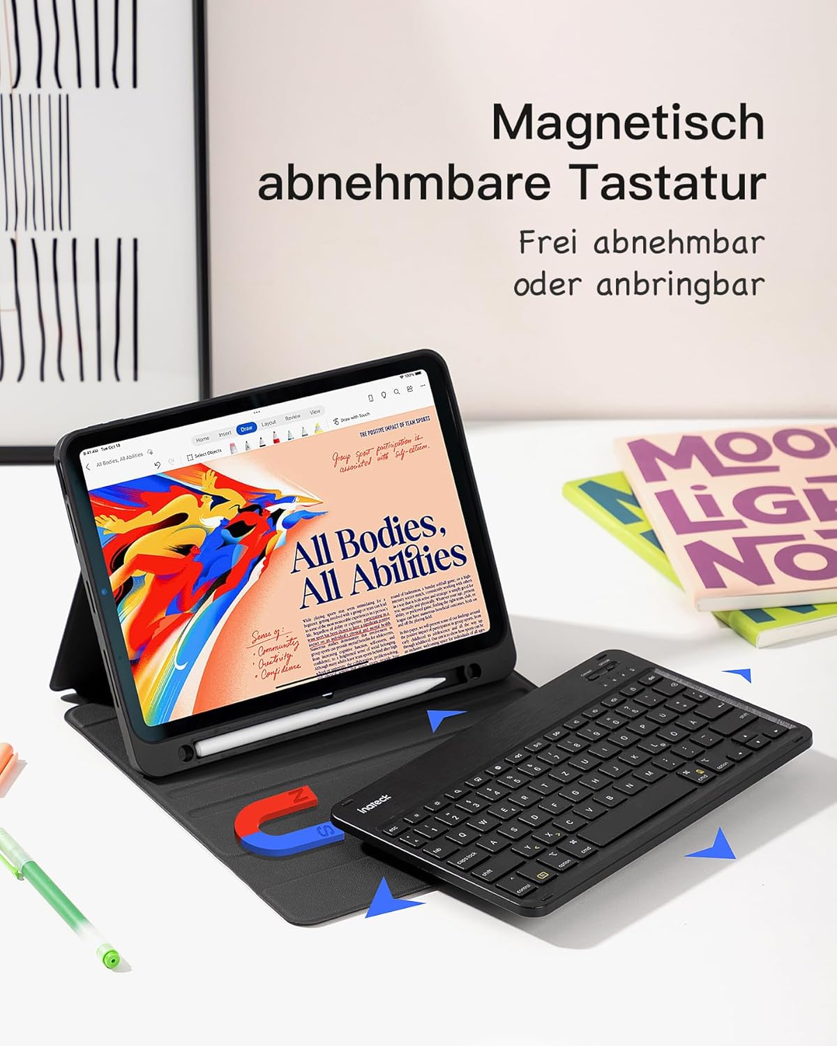 Thumbnail 2 de Inateck Classic KB04002 Tastatur Hülle 11 Zoll ⌨