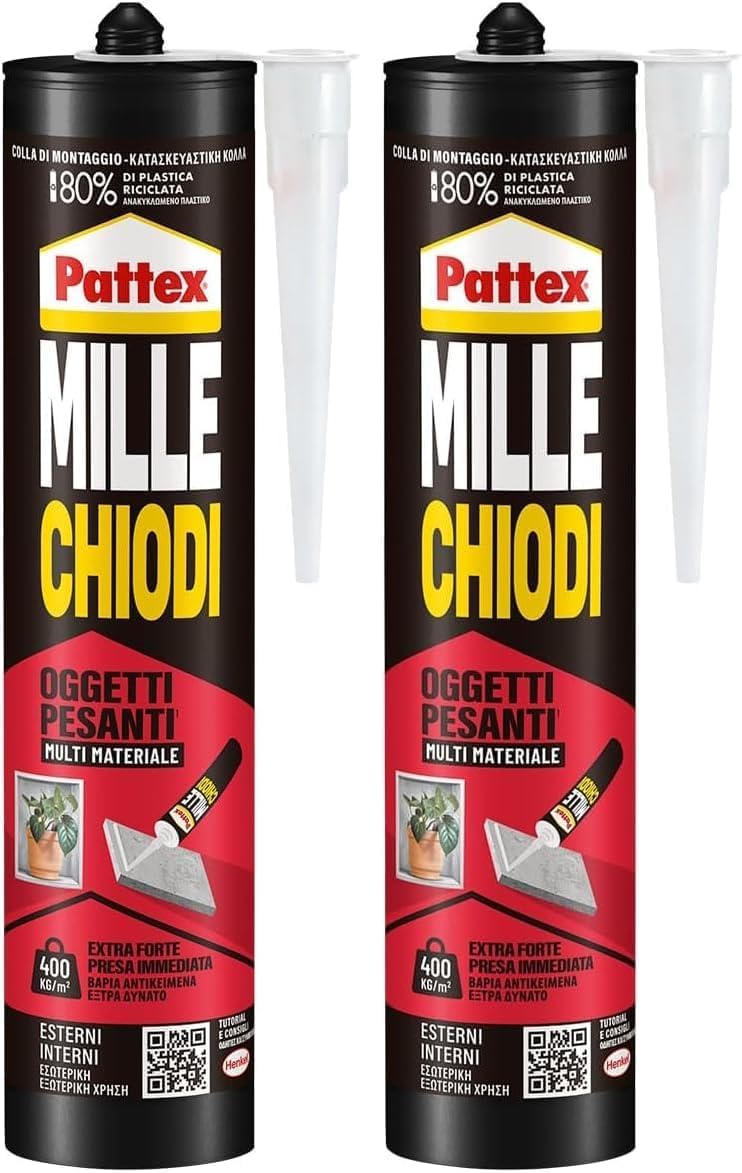 Thumbnail 6 de Pattex Mille Chiodi Oggetti Pesanti: sigillante adesivo multiuso 460 g