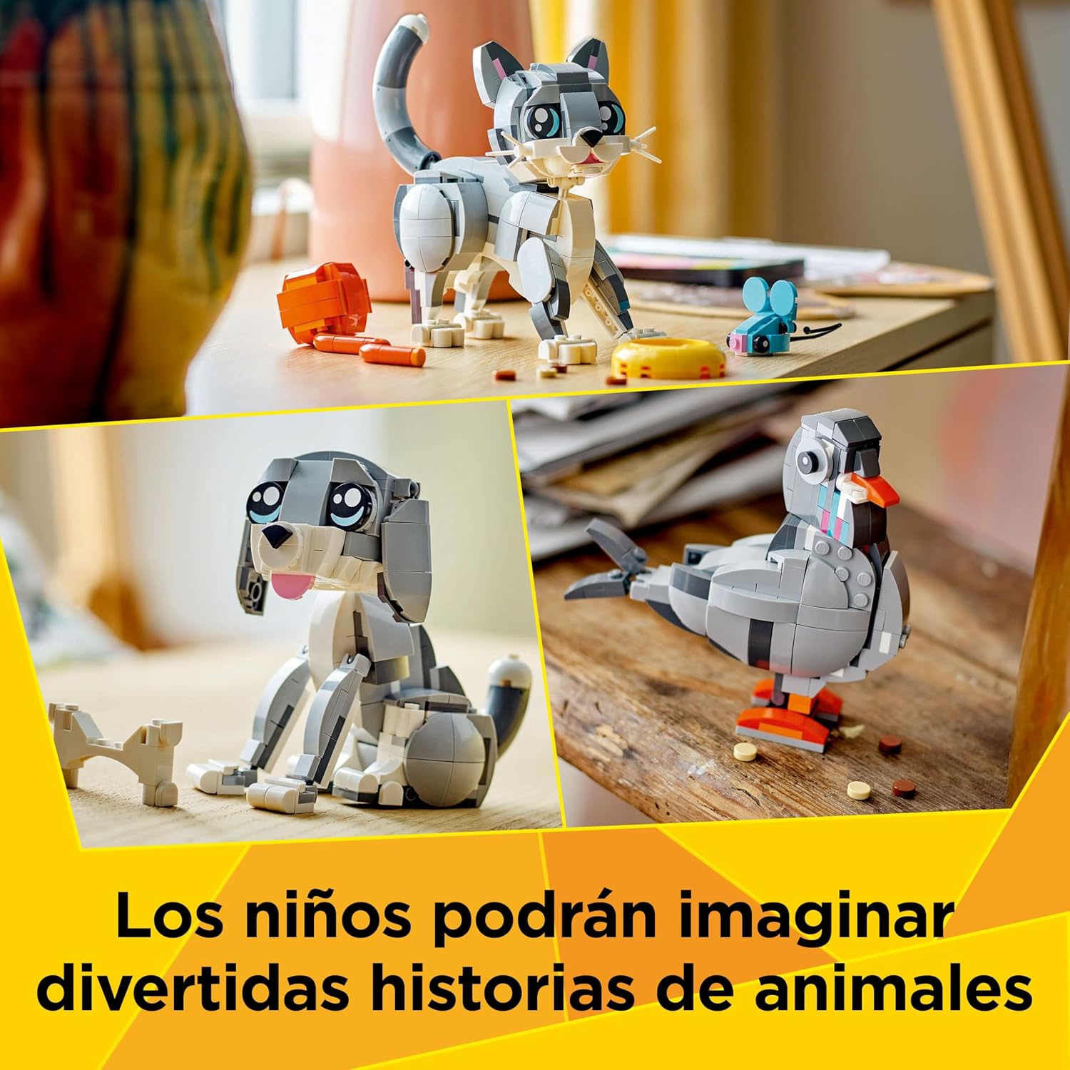 Thumbnail 2 de LEGO Creator 3 en 1 Gato Juguetón 31163