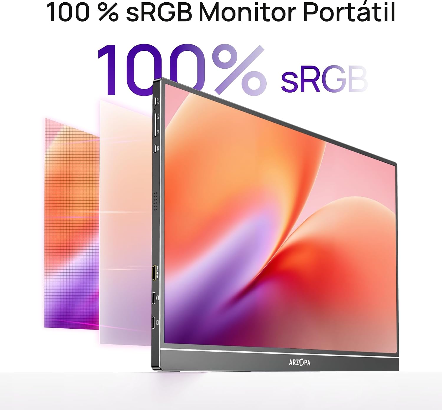 Detalle 2 de ARZOPA Z1C 16.1" monitor portátil FHD