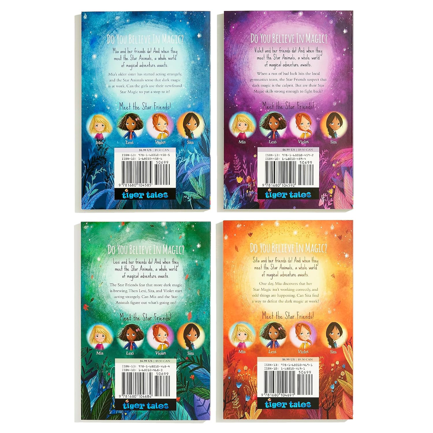 Detalle 1 de Star Friends Books 1–4 Boxed Set: Mirror Magic, Wish Trap, Secret Spell, Dark Tricks