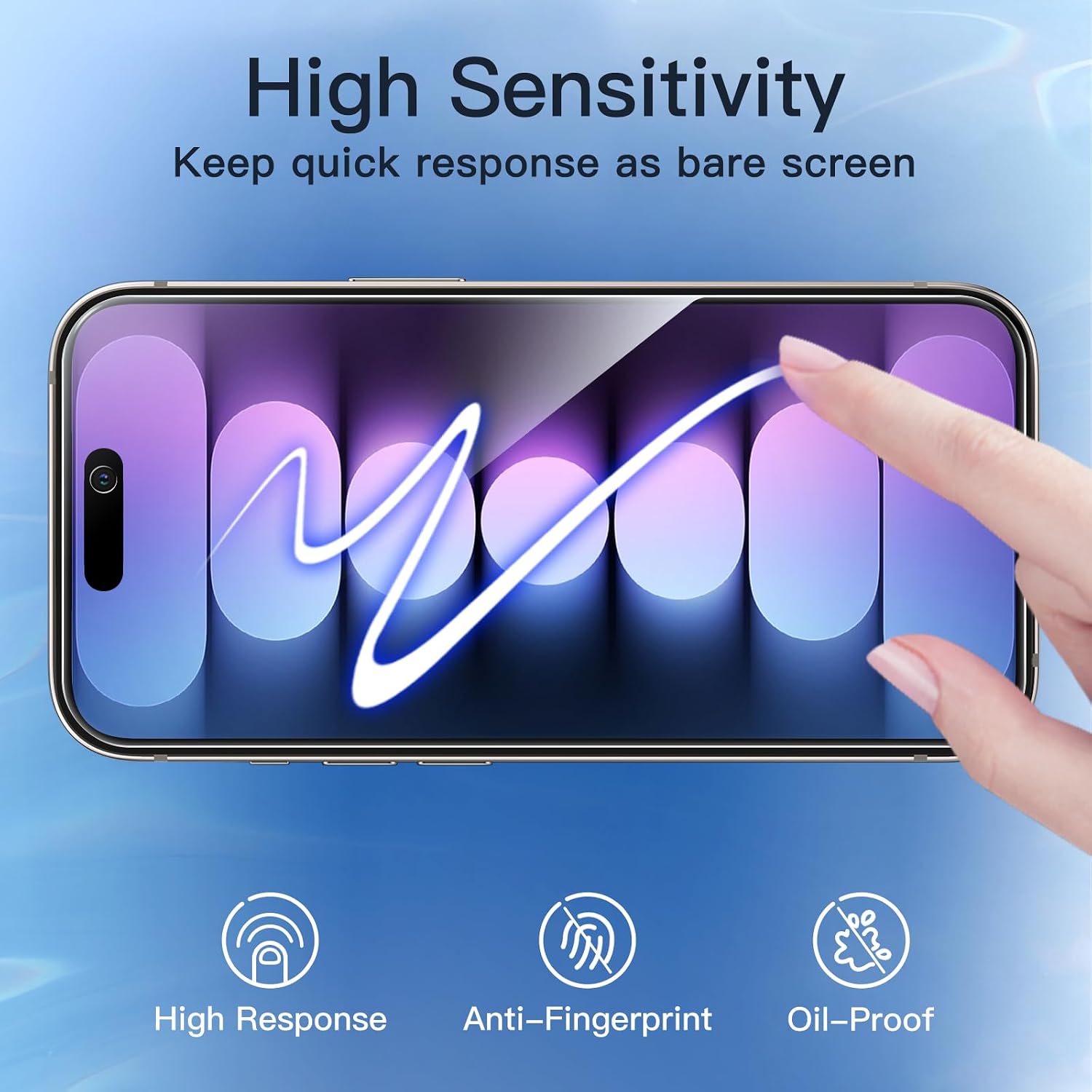 Thumbnail 6 de JETech Sichtschutz für iPhone 15 Pro Max 6,7 Zoll