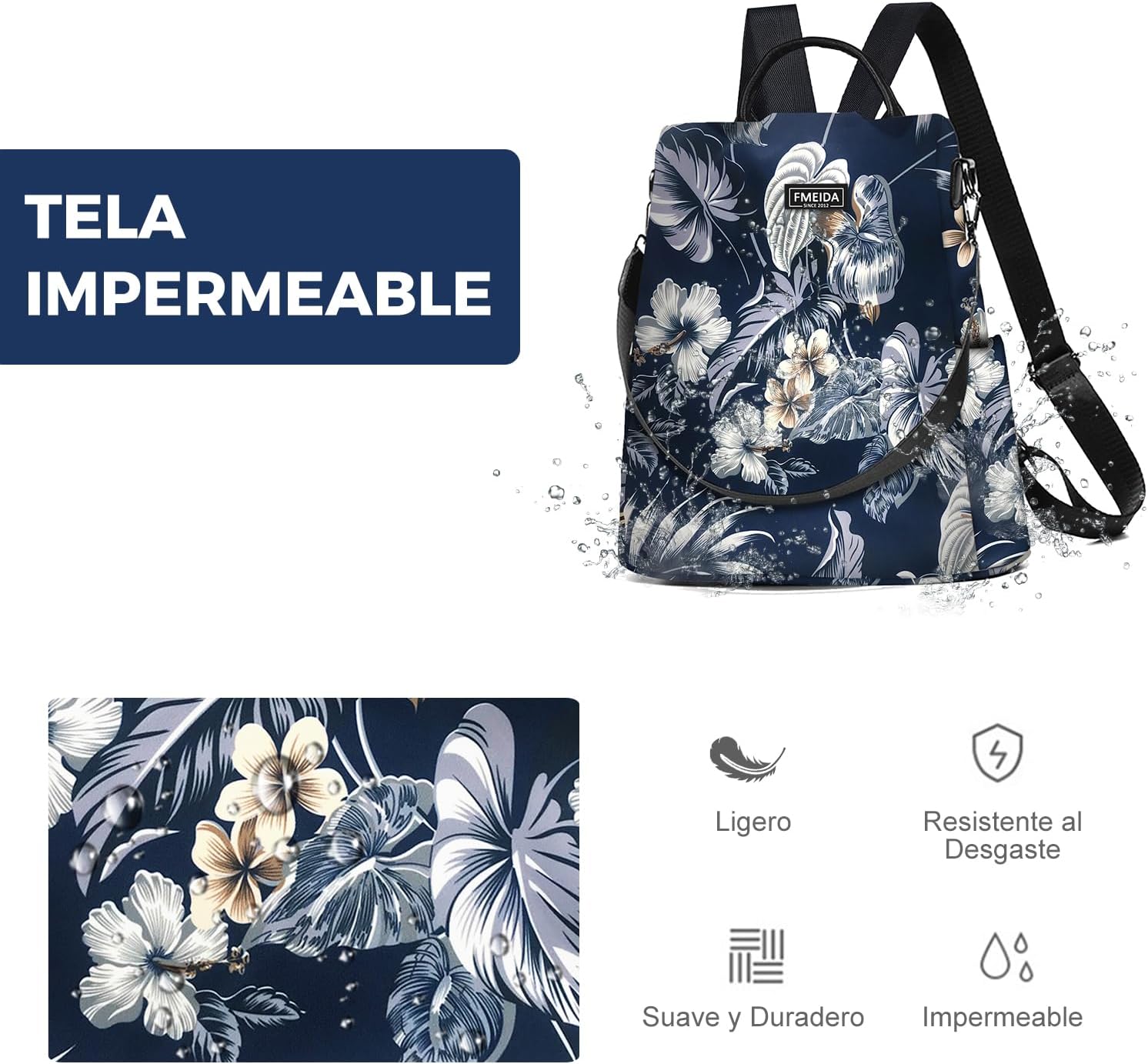 Thumbnail 4 de Fmeida Mochila Antirrobo Mujer 32 cm