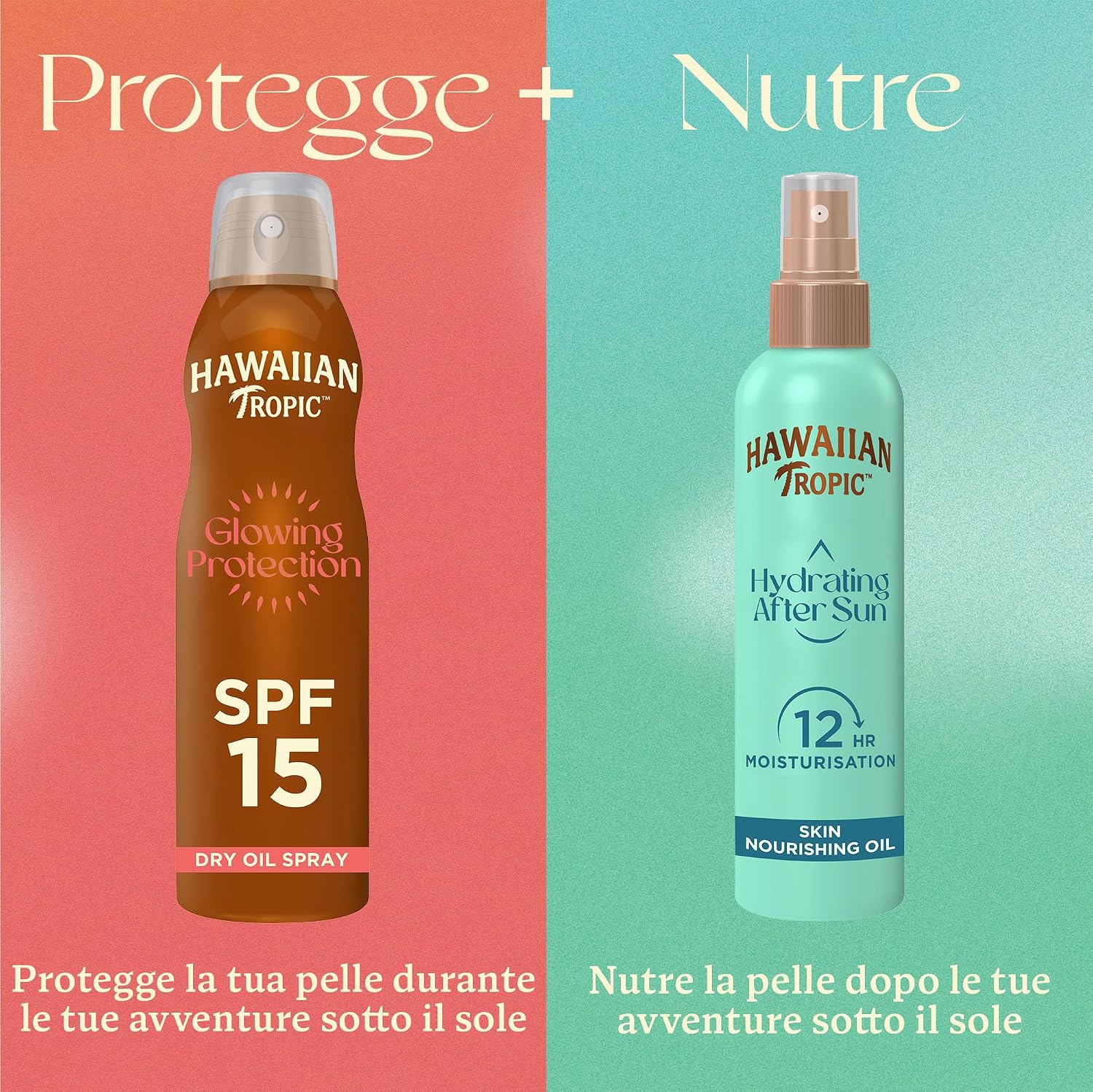 Detalle 2 de Hawaiian Tropic Olio Secco Spray Nebulizzante Protettivo SPF 15 – profumo tropicale, 177 ml
