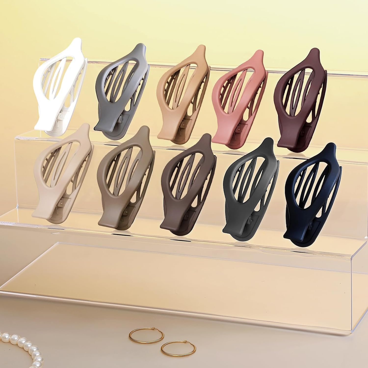 Thumbnail 4 de Sisiaipu Flat Hair Clips, 4.6-Inch