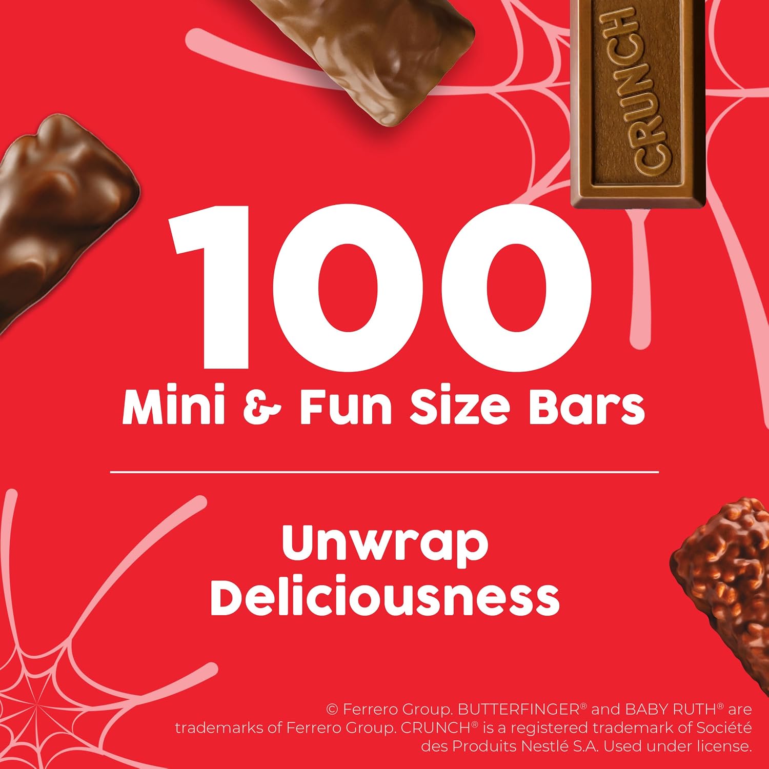 Thumbnail 4 de Butterfinger, CRUNCH, Baby Ruth & 100 Grand Halloween Candy, 100 Count