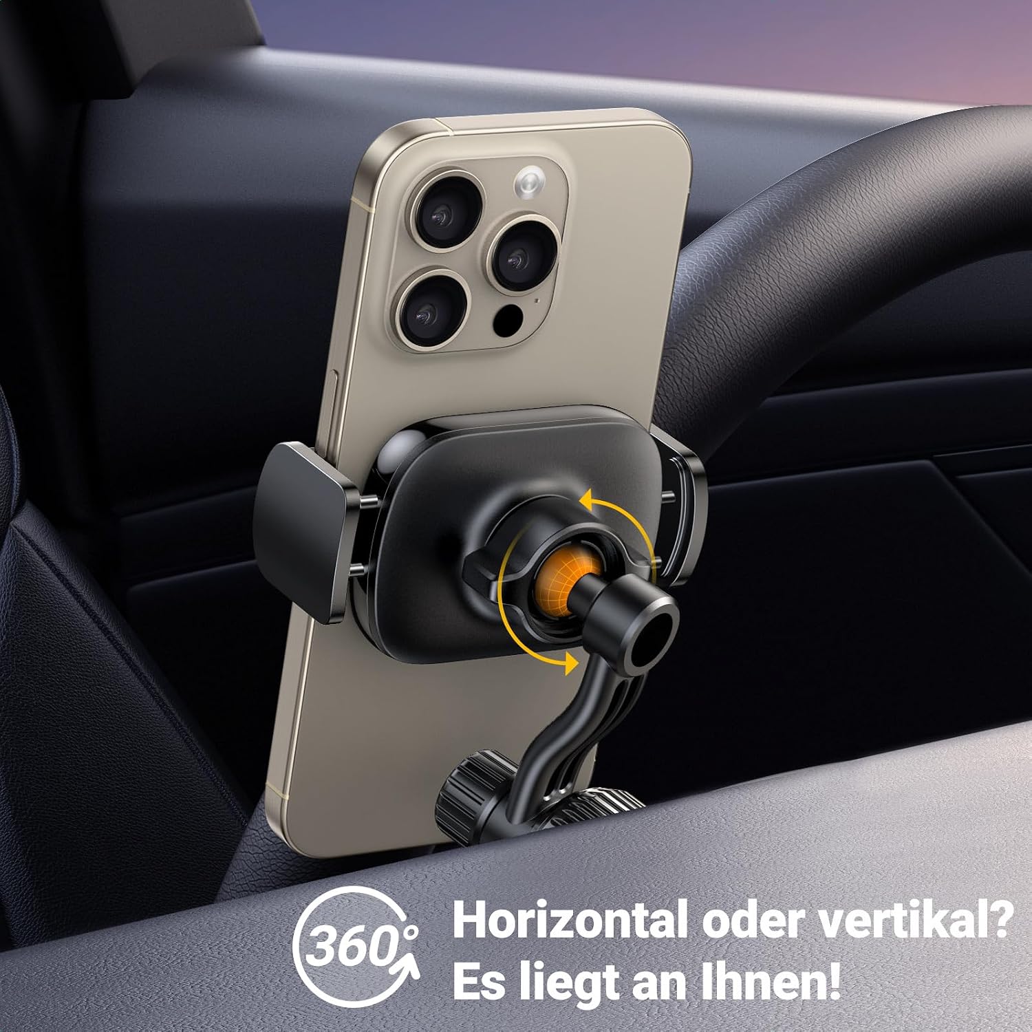 Thumbnail 6 de UGREEN Auto-Lüftungshalterung 360° Drehbar – Kompakt, stabil und universell kompatibel