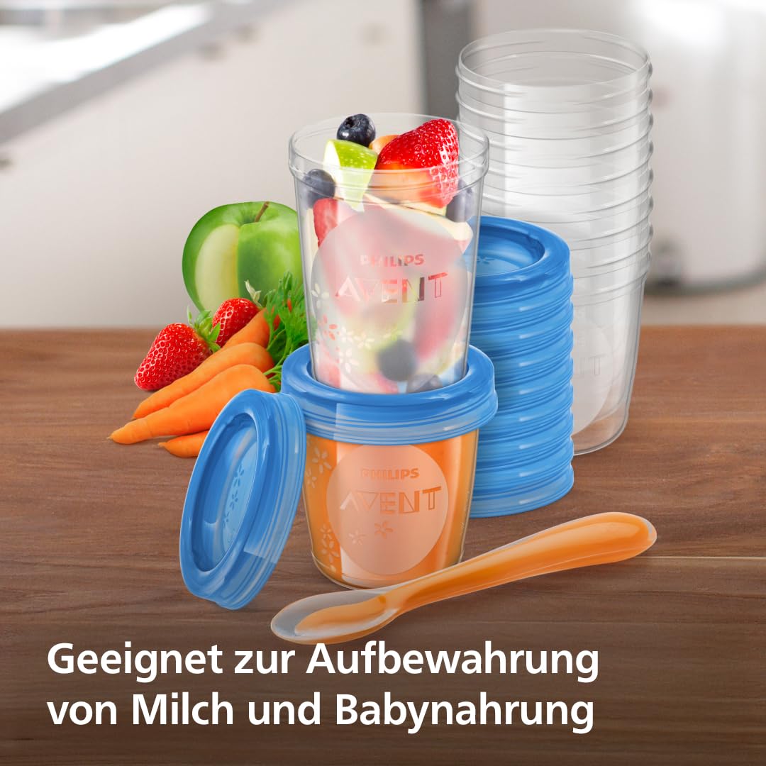 Thumbnail 4 de AVENT SCF721/20 Nahrungs-Mehrwegbecher 20er Pack