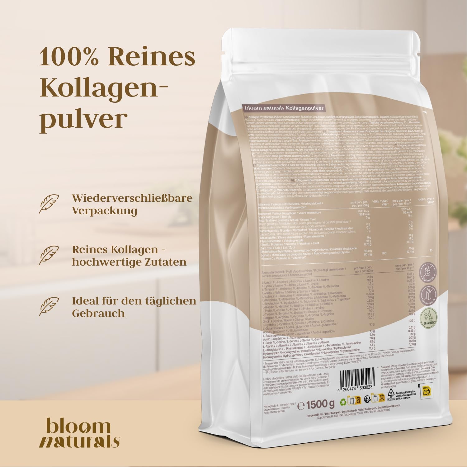 Thumbnail 4 de Collagen Pulver 1500g