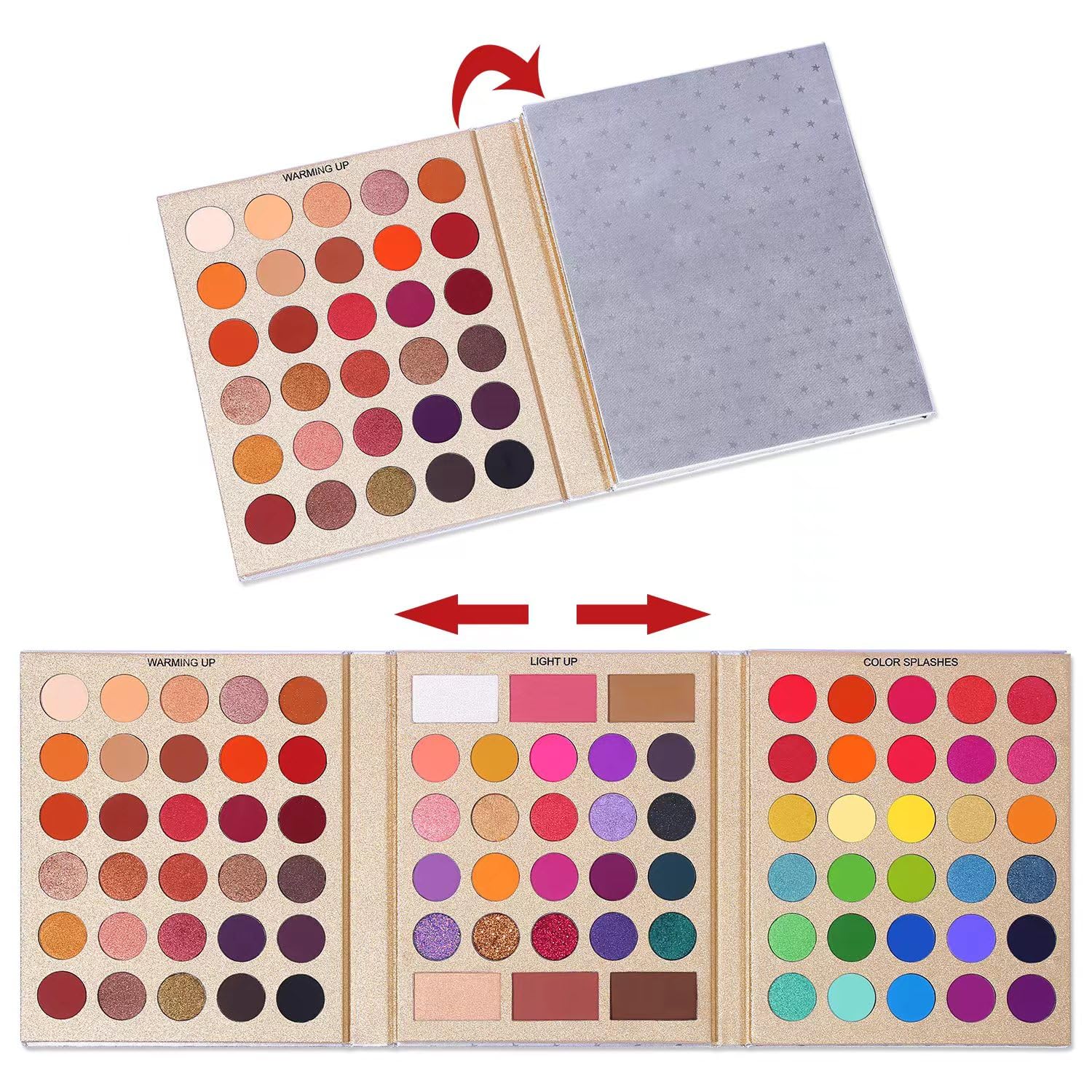 Thumbnail 5 de UCANBE 6972448260008 Pretty All Set 86-Color Makeup Palette with Face Powders