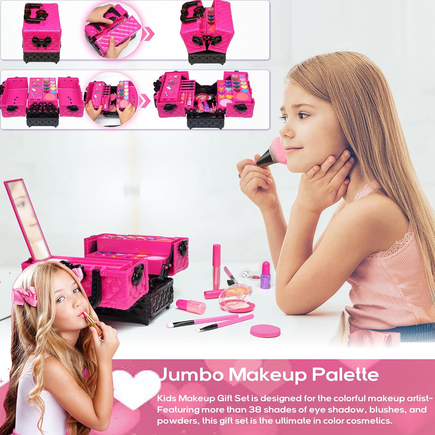 Detalle 2 de Kids Makeup Kit 52 PCS ๐