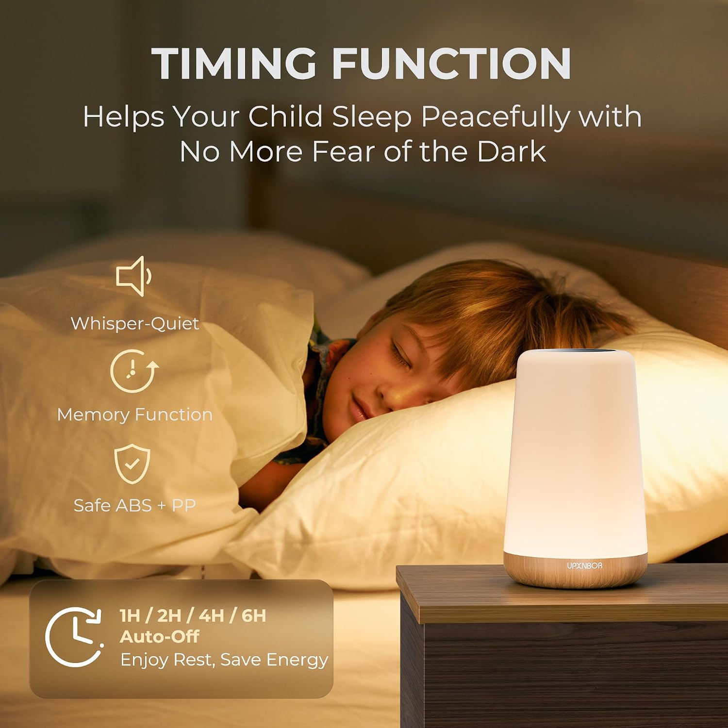 Thumbnail 5 de UPXNBOR Night Light LED Bedside Lamp