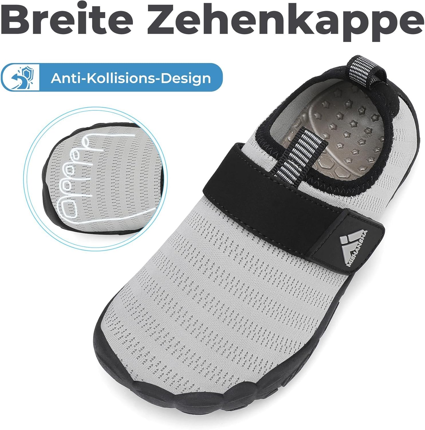 Thumbnail 1 de Mishansha Kinder Badeschuhe – Schnelles Trocknen, rutschfest & atmungsaktiv (Gr. 24–35)