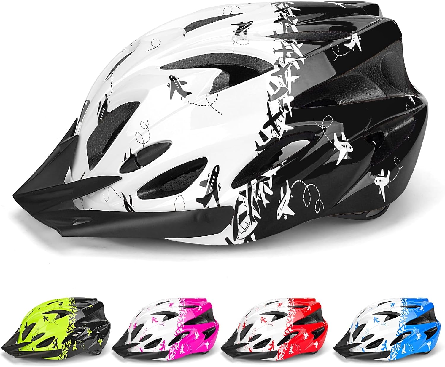 Detalle de Kids Bike Helmet for Age 8-15: Lightweight Adjustable Multi-Sport Helmet (54-59cm)
