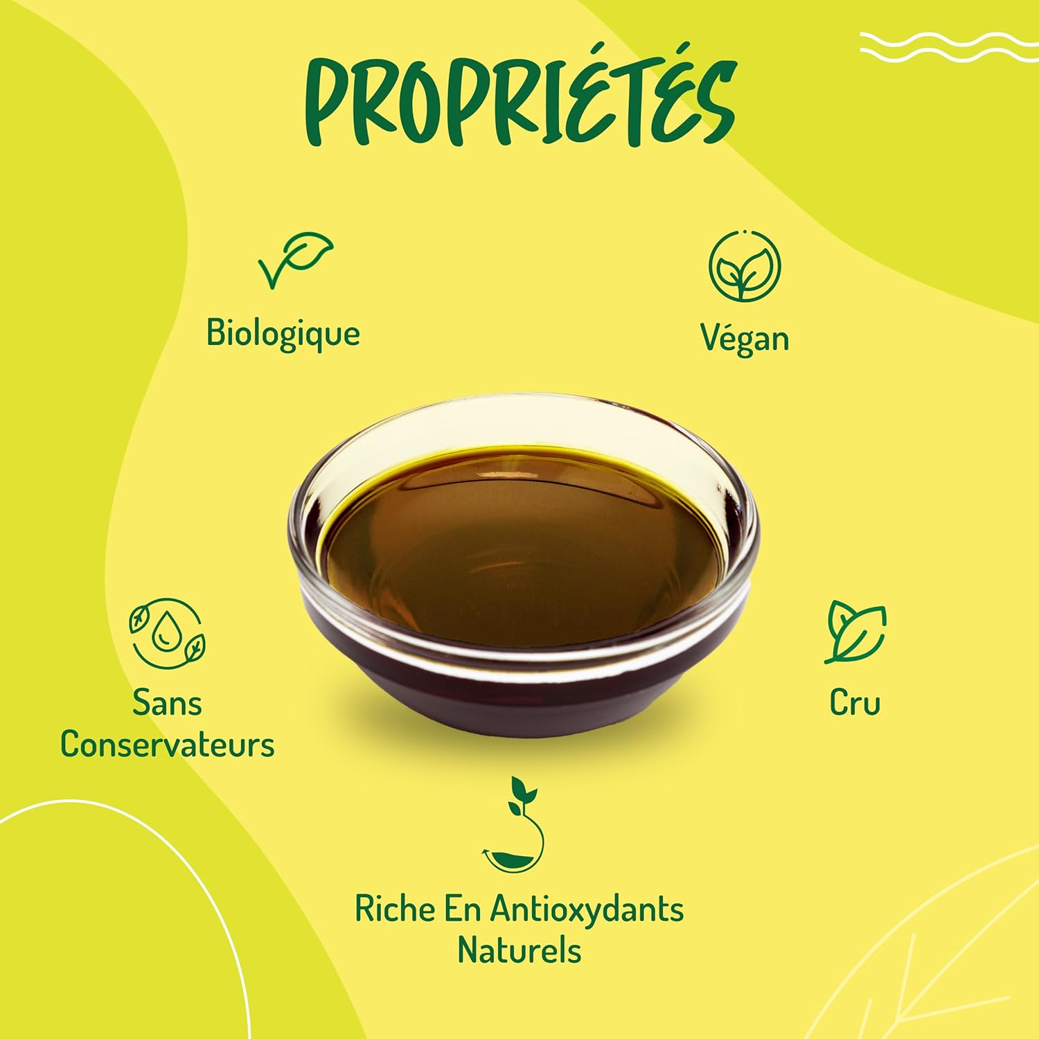 Detalle 2 de Huile de Pépin de Courge Bio - 250 ml, pressée à froid et crue