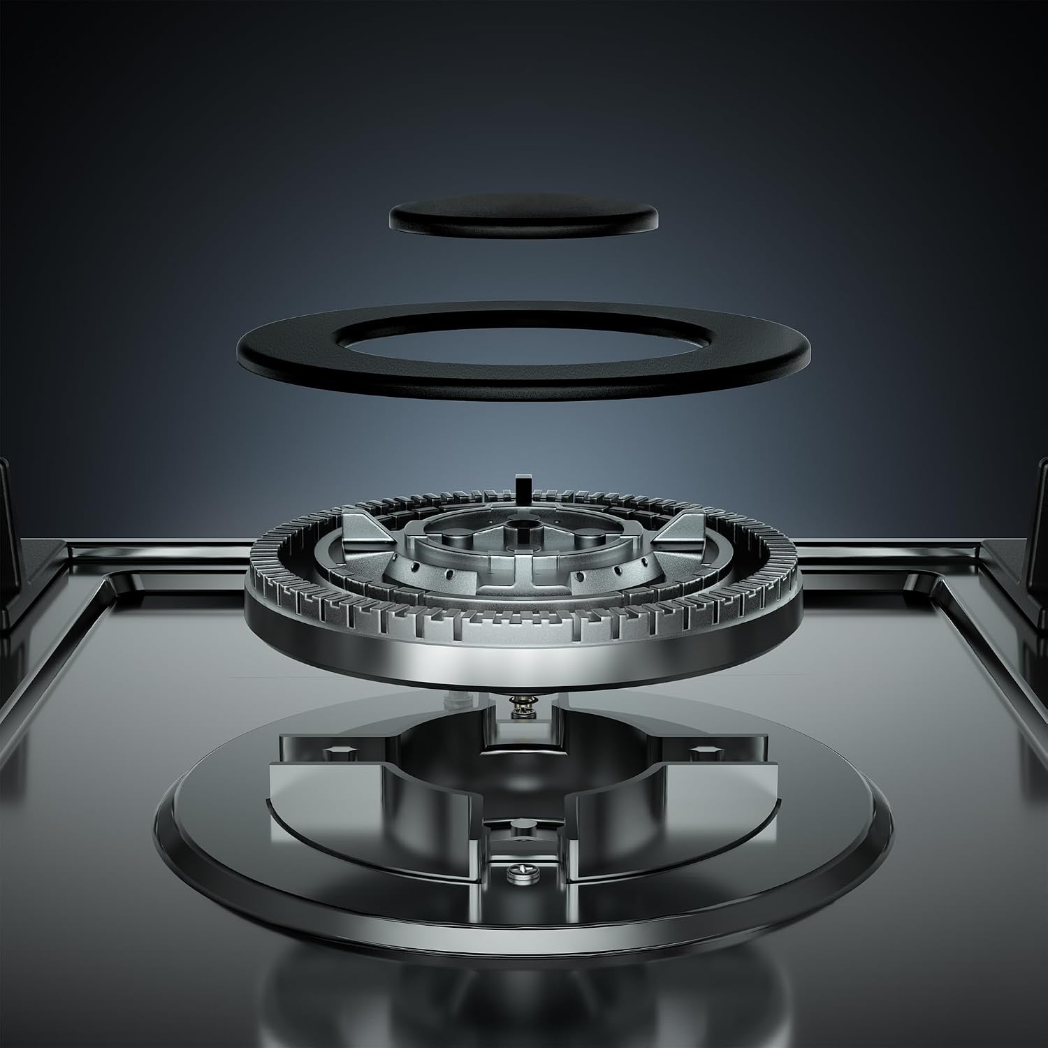Detalle 2 de COOKTOP 36 Inch Gas Cooktop with 5 Sealed Burners, 38K BTU