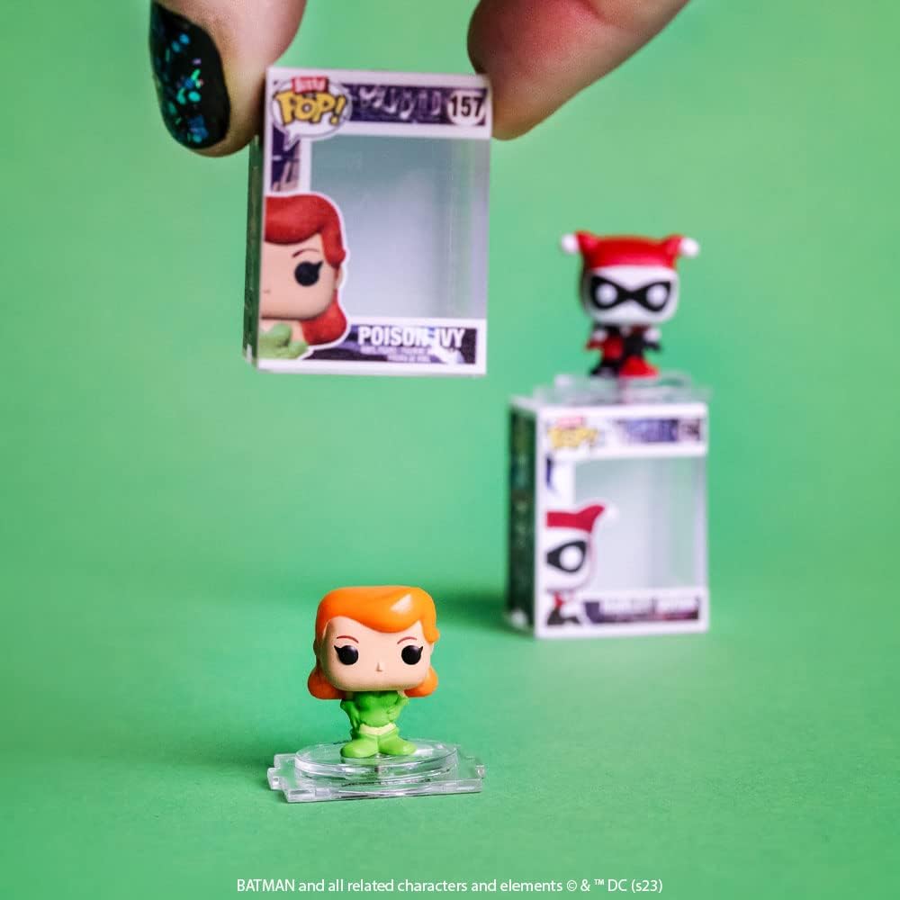 Thumbnail 5 de Funko Bitty Pop! DC – Batman, Batgirl, The Riddler & Überraschungs-Mini-Figur im Sammel-Display (0,9 Inch / 2,2 cm)