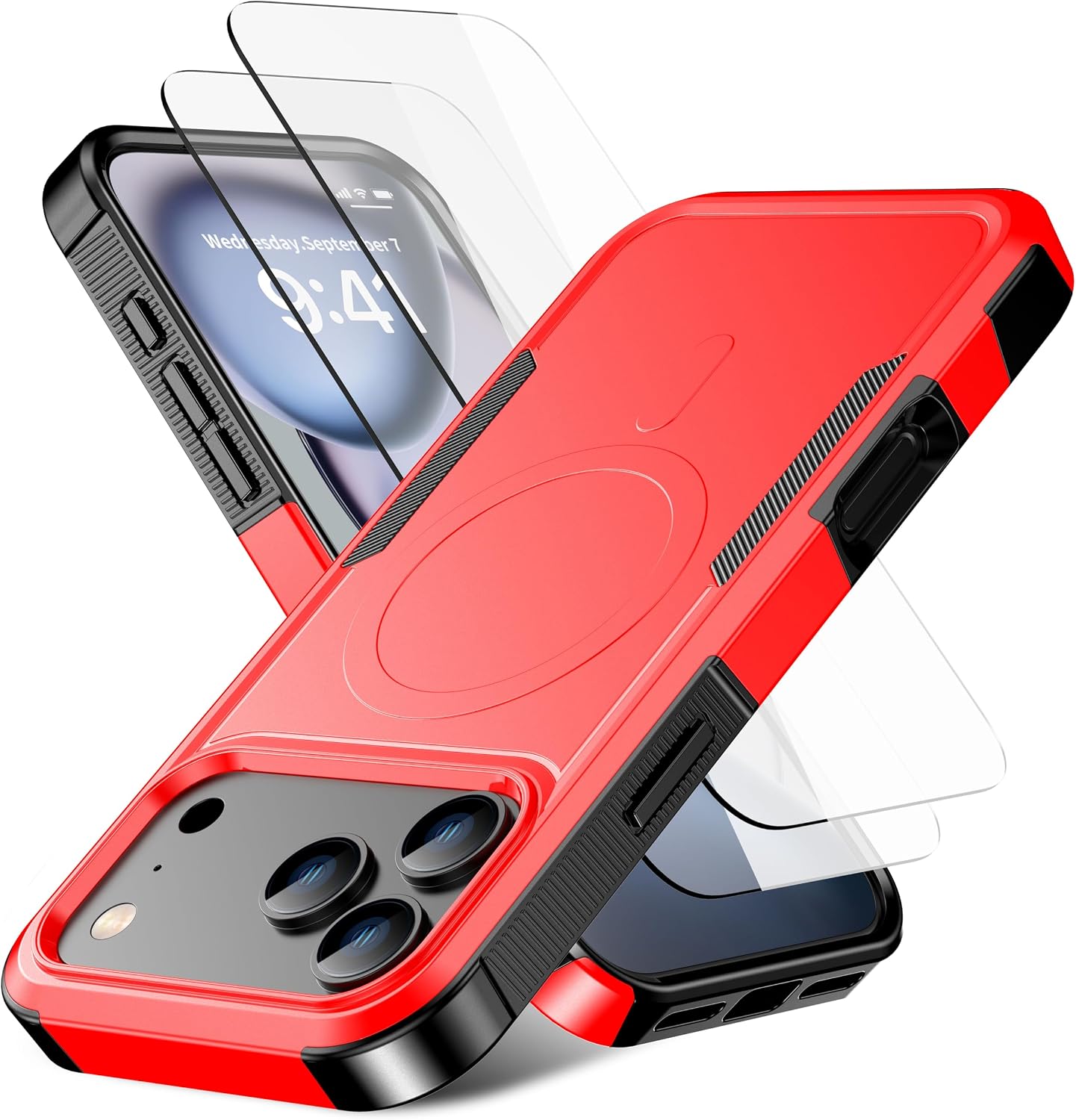 Thumbnail 6 de RonShieh iPhone 17 Case – Slim, Shockproof Dual-Layer Protection (Teal Green)