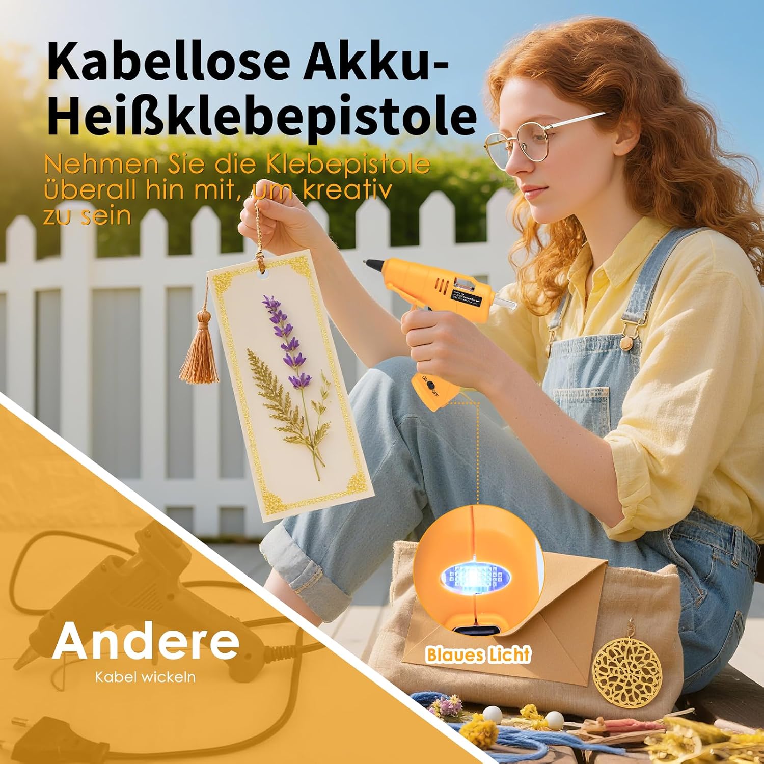 Thumbnail 2 de MAXDONE Heißklebepistole Akku kabellos