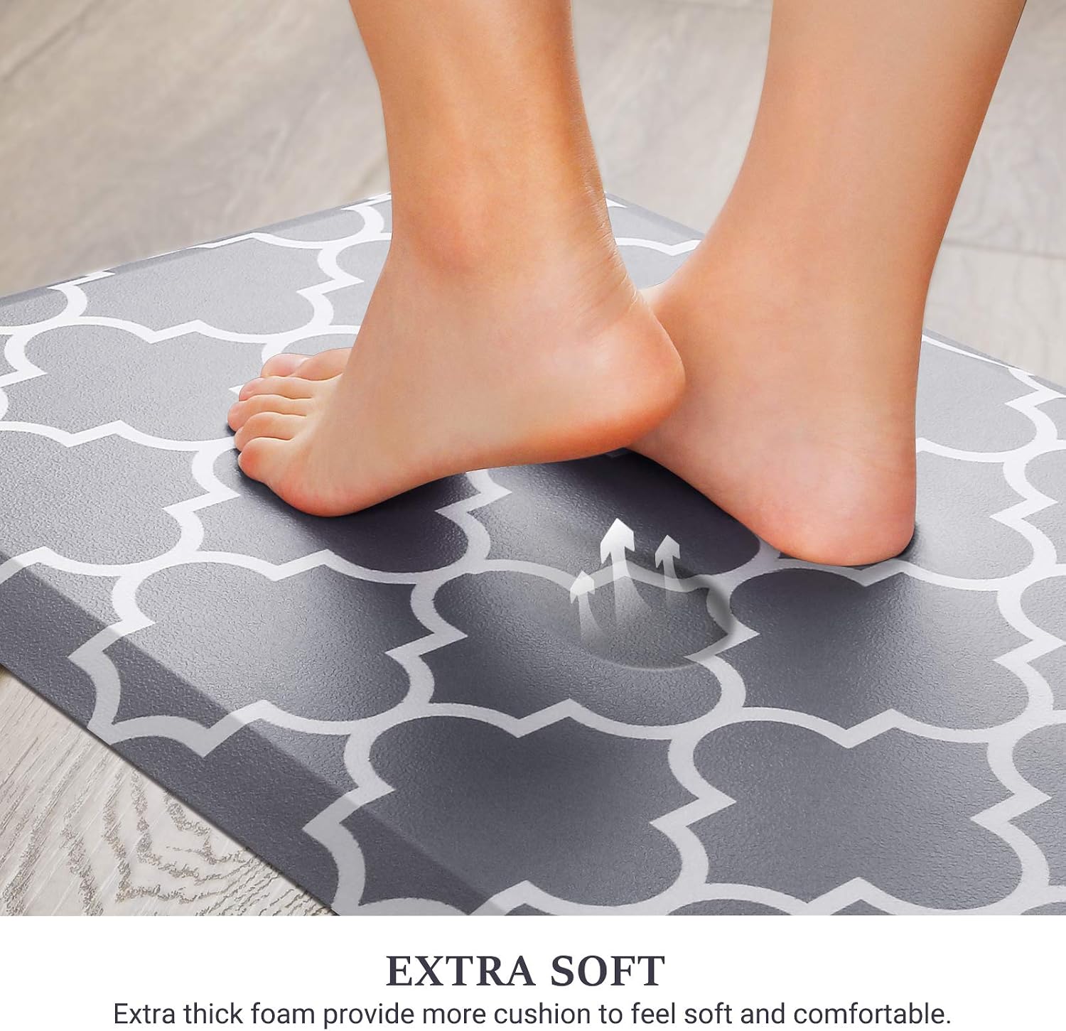 Detalle de WISELIFE Kitchen Mat 17.3" x 60