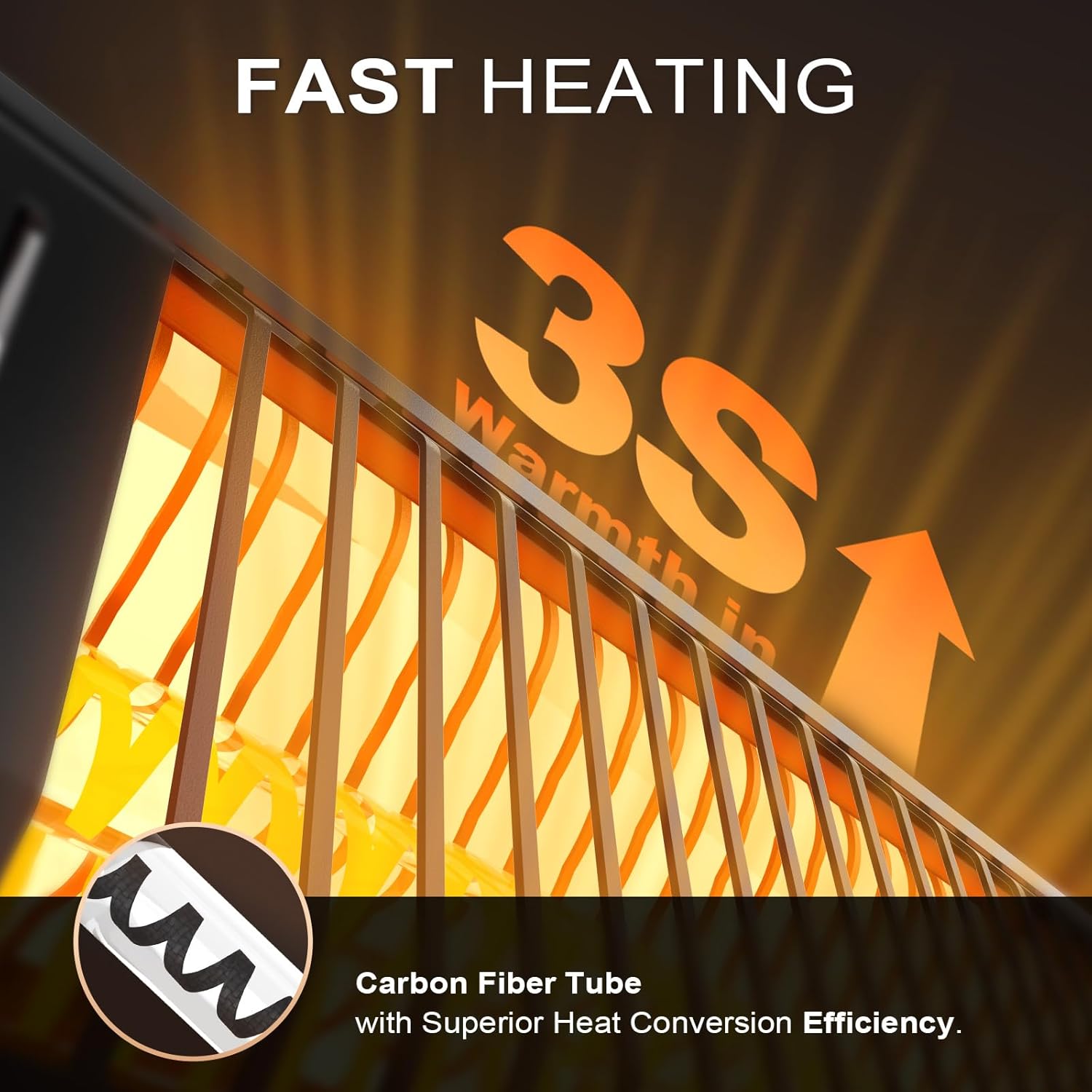 Thumbnail 1 de 1500W Infrared Patio Heater with Remote