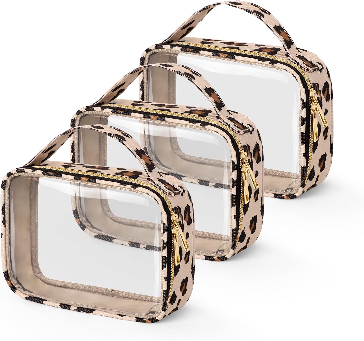 Detalle de Wedama Clear Toiletry Bags, 3-Pack