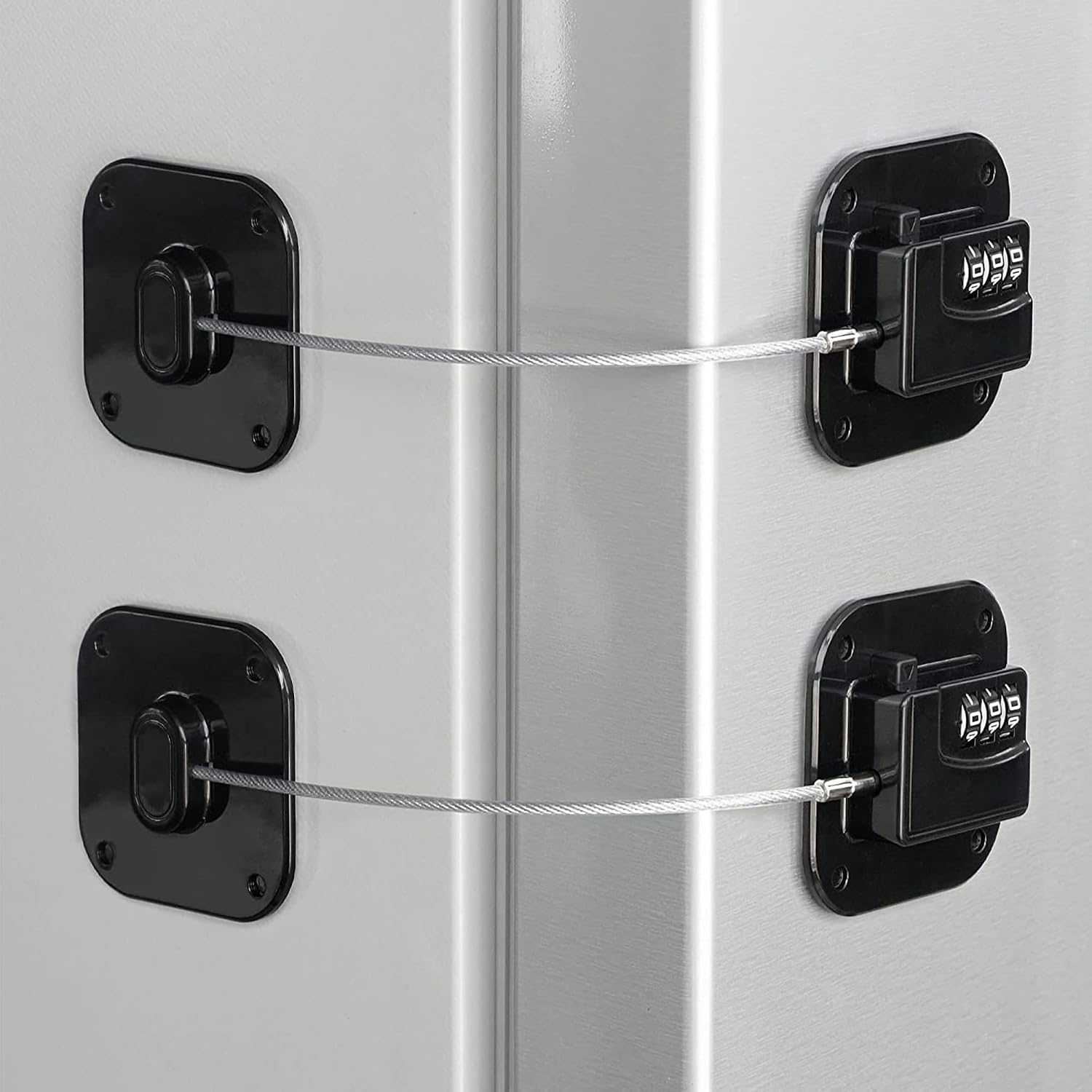 Detalle de Refrigerator Combination Lock, 2-Pack