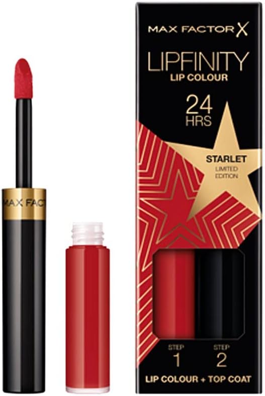 Detalle 2 de Max Factor Lipfinity Lip Colour 2 Step Rising Stars Collection 82 Stardust – płynna pomadka