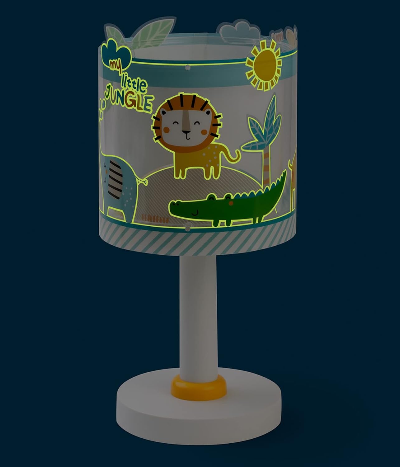 Thumbnail 6 de Dalber Kinder-Tischlampe Little Jungle mit Tieren – 40 W, bunt (E14)