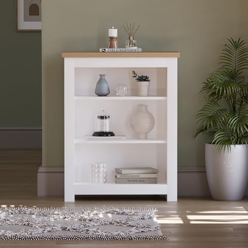 Detalle 2 de Estantería Arlington Vida Designs 💠 Moderna, 3 Niveles Blanca