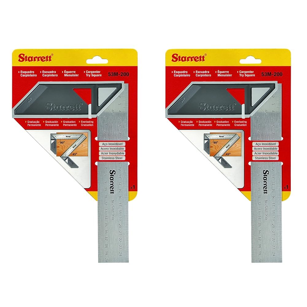 Thumbnail 6 de Starrett K53M-200-S 200mm Set Square
