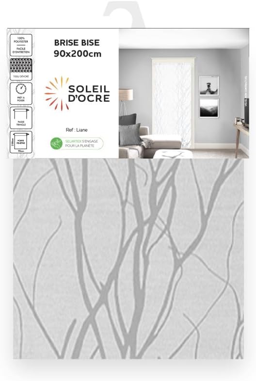Thumbnail 1 de Soleil d'ocre Liane voile 90x200 cm 🪟