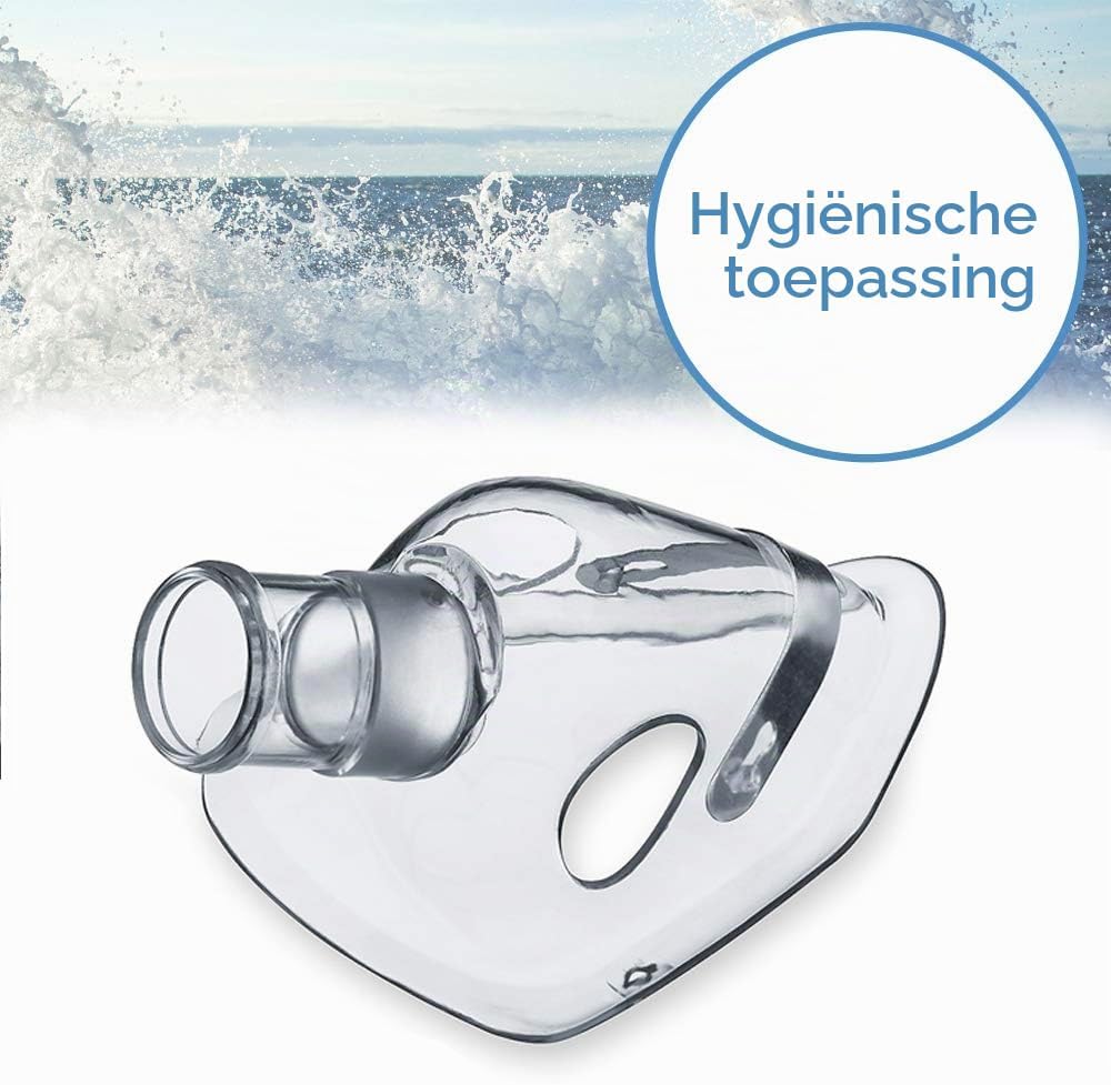 Detalle de Beurer babymasker voor inhalator met riempje, desinfecteerbaar, 0–3 jaar