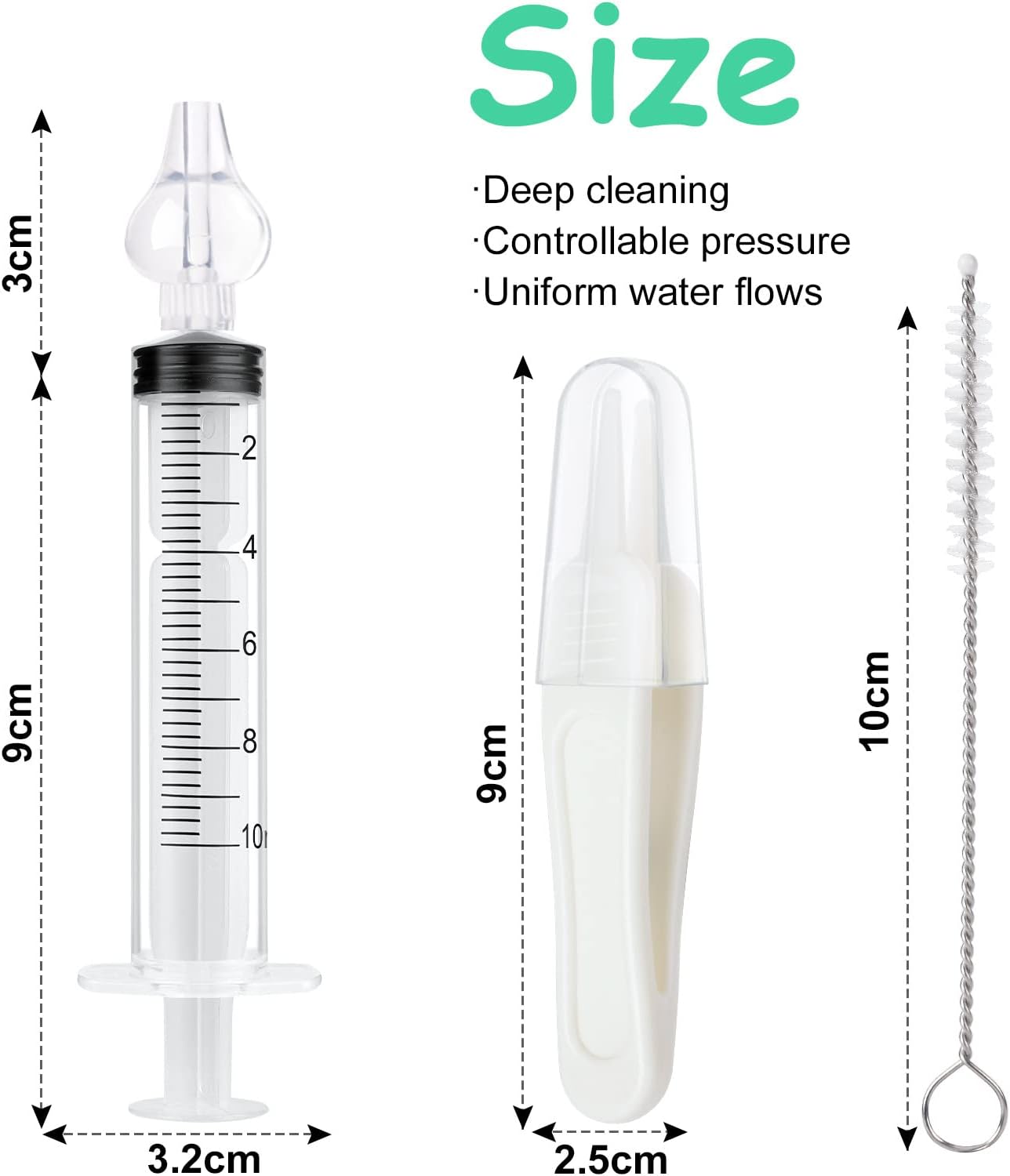 Detalle de Aolso Nasenspüler für Babys, 10 ml