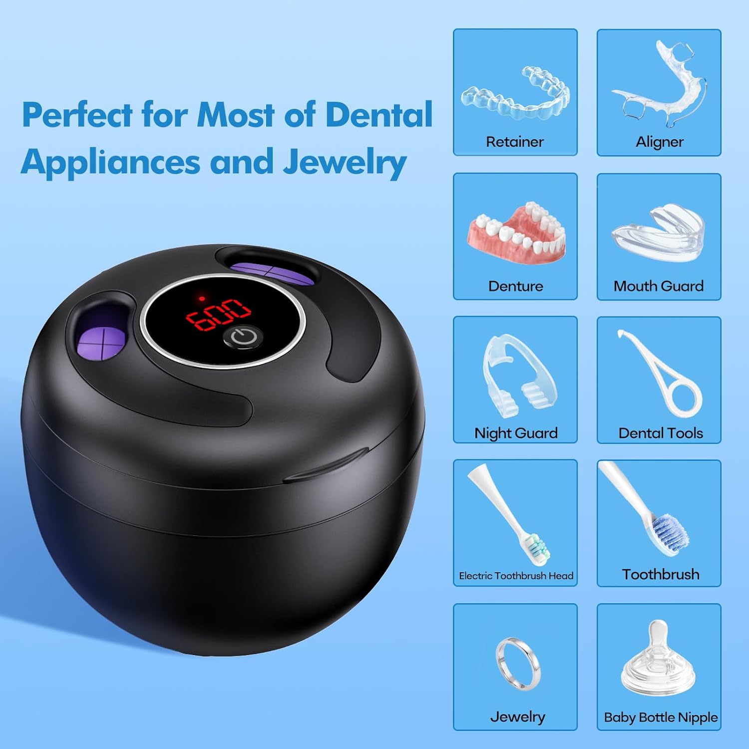 Thumbnail 5 de Upgraded Ultrasonic Retainer Cleaner 200ML