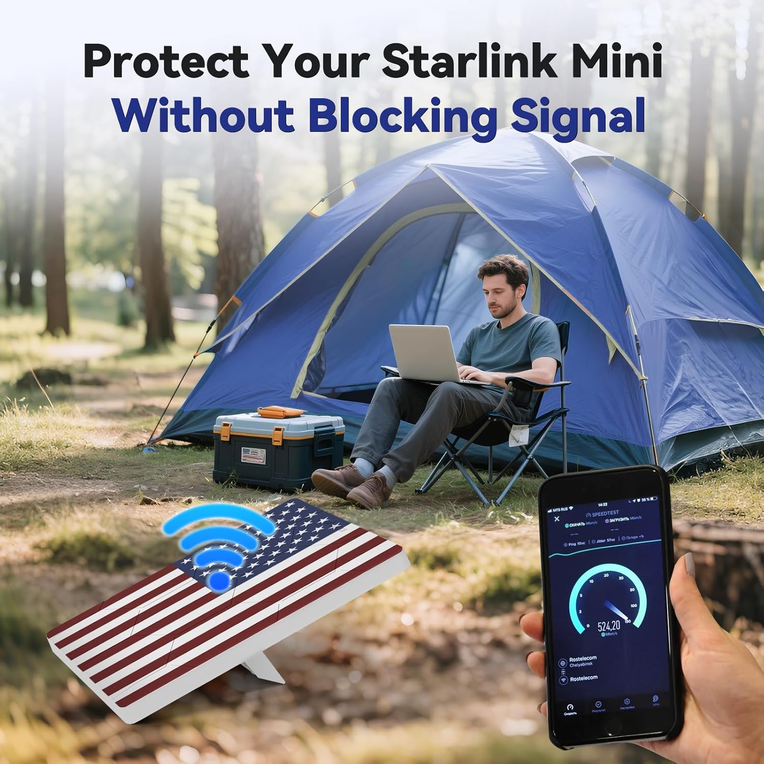 Thumbnail 3 de Starlink Mini Protective Cover Case: Hailproof Liquid Silicone Shield for Starlink Mini Dish