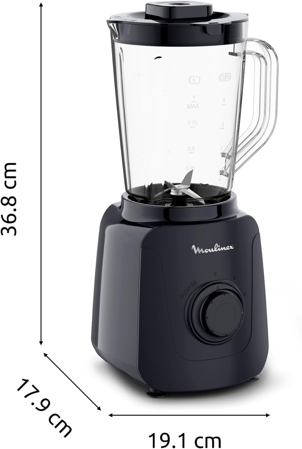 Thumbnail 6 de Moulinex Blendforce Essential: Frullatore Multifunzione da 450 W con 1.85 L e tritaghiaccio