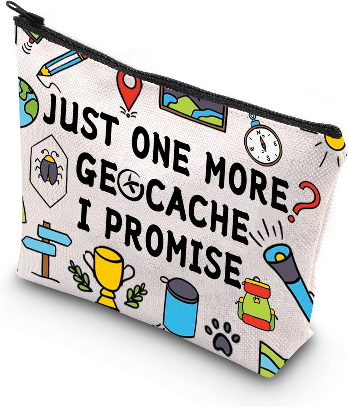 Detalle de BDPWSS Geocaching Makeup Bag, Canvas
