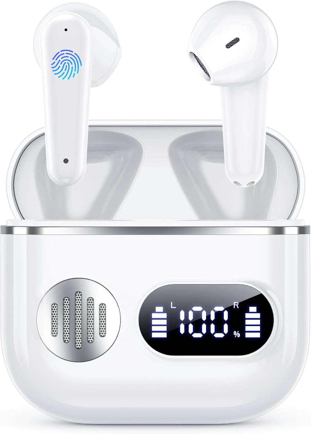 Detalle de Paekole Cuffie Auricolari Bluetooth 6.1 In-Ear con ENC e 48 Ore di Riproduzione