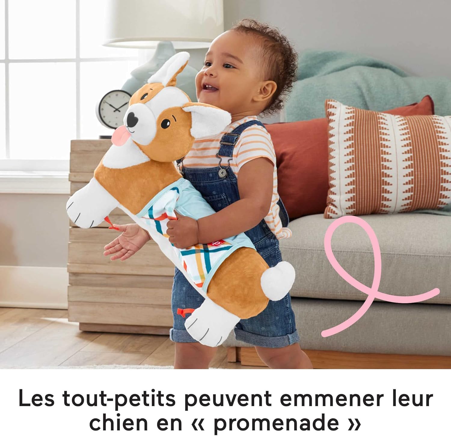 Thumbnail 4 de Fisher-Price Mon Coussin Chiot 3 en 1 — Jouet d’éveil peluche HJW10