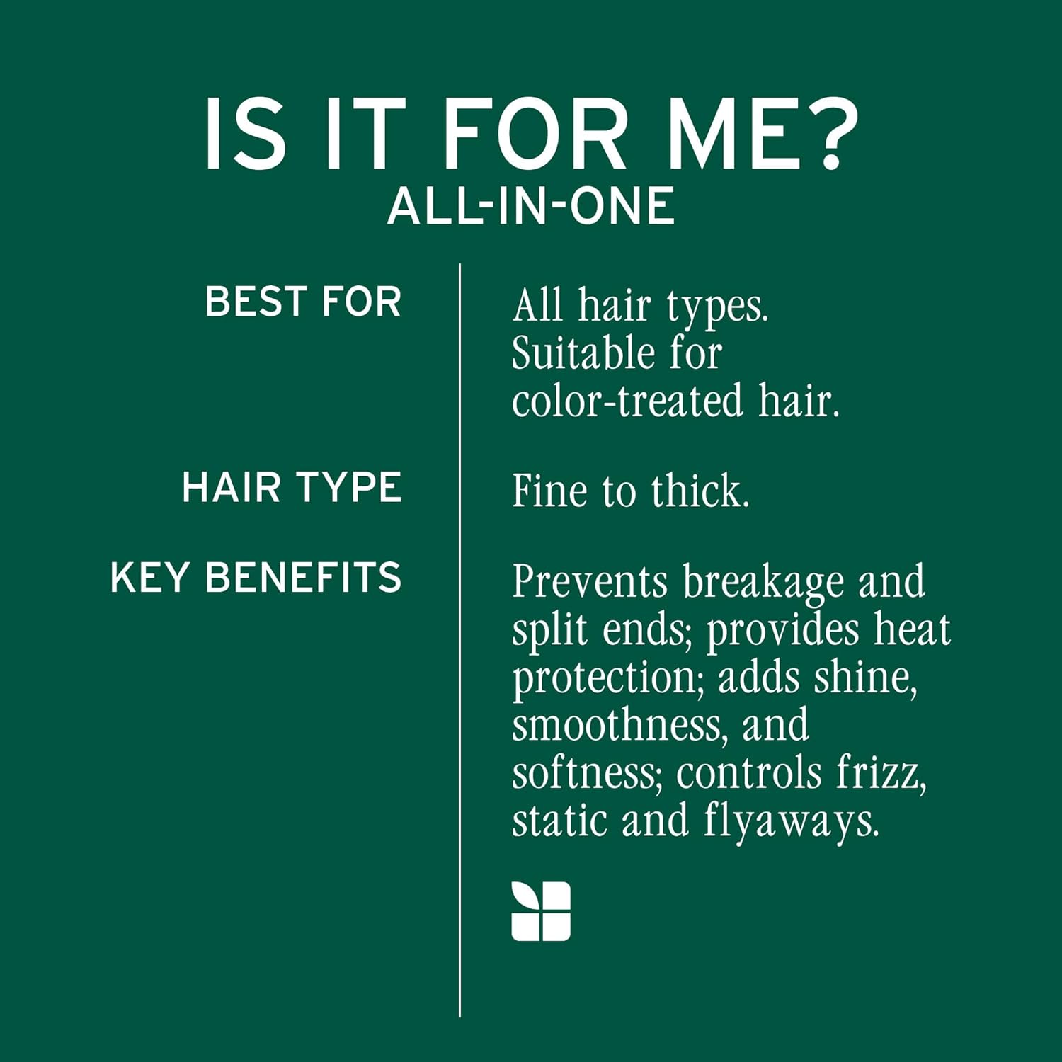 Thumbnail 2 de Biolage All-In-One Multi-Benefit Spray with Coconut Oil (250ml) for all hair types