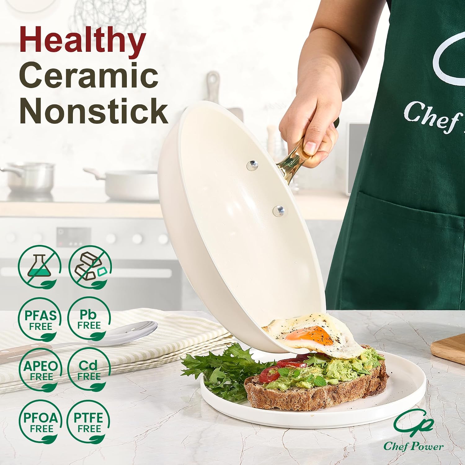 Detalle 1 de Chef Power Ceramic Cookware Set