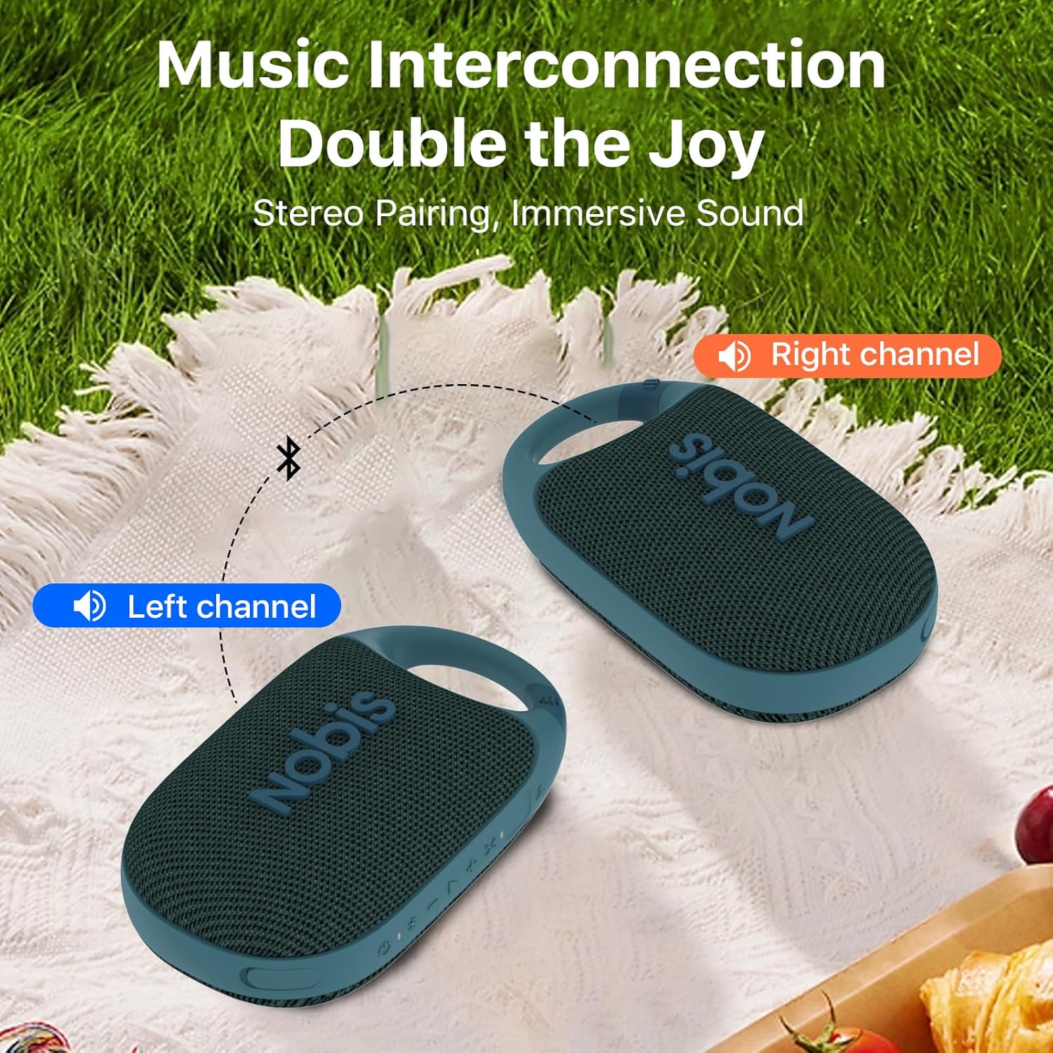 Thumbnail 6 de NOBIS Clip N1: Portable Bluetooth Speaker with App, Beat Mode and IP68 Protection