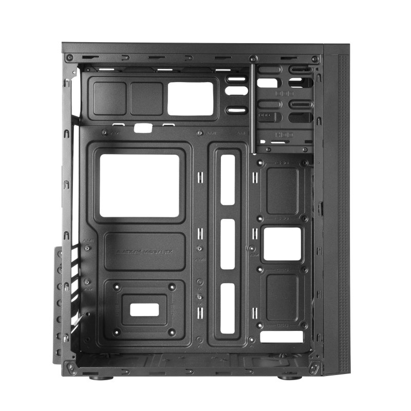 Detalle 2 de Tacens Ferrox USB 3.0 Negra: semitorre de acero para PC