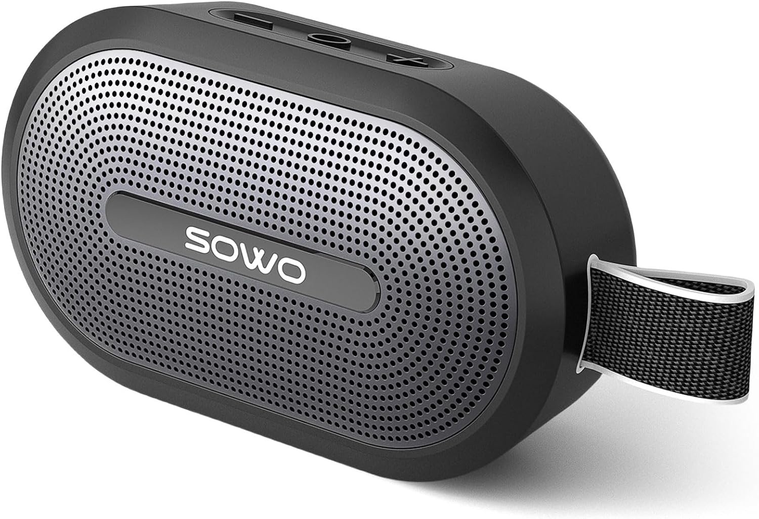 Detalle de SOWO Wireless Portable Small Speaker (Ultra Magnetic Bluetooth Speaker for Golf Cart) — Black, IP67, 24 H Playtime